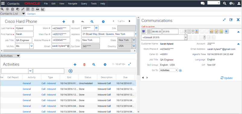 Siebel Crm Telephoy Controls For Cisco Call Center Uccx Ucce Pcce