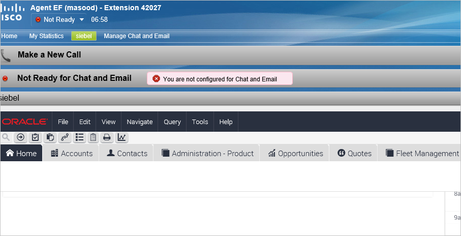 Siebel Crm Telephoy Controls For Cisco Call Center Uccx Ucce Pcce