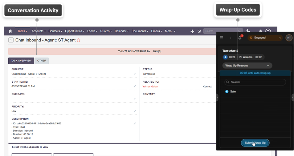 Suite Webex Contact Center Integration