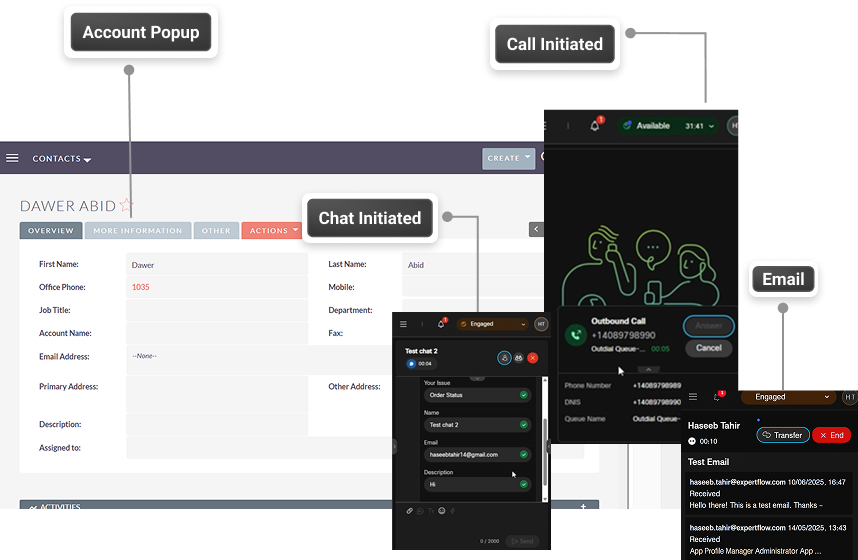 Suite Webex Contact Center Integration